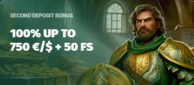 SlotLords promo code on Second deposit