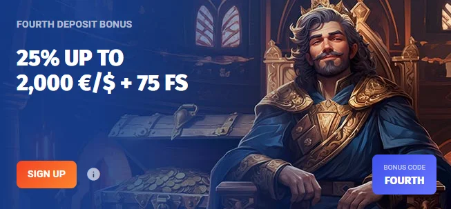 Fourth Deposit Promotion after Slot Lords Register